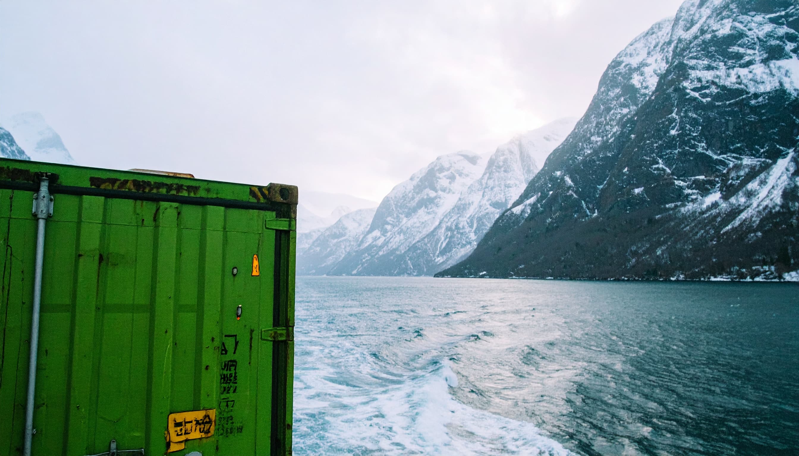 Green container